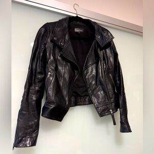 Mackage real leather jacket XS
